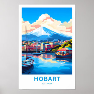 Póster Hobart Australia Viajes impresos
