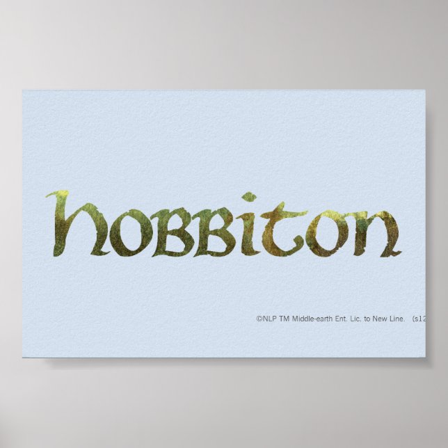 Póster HOBBITON™ Texturado (Frente)