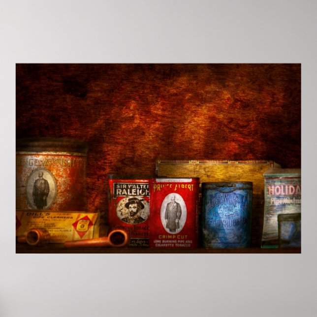 Póster Hobby - Fumador - Tuberías para fumadores (Frente)