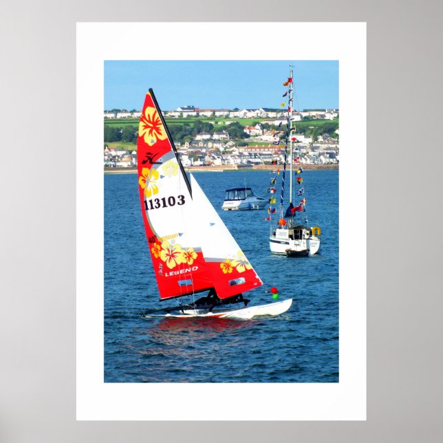 Póster Hobie cat, Jersey (Frente)