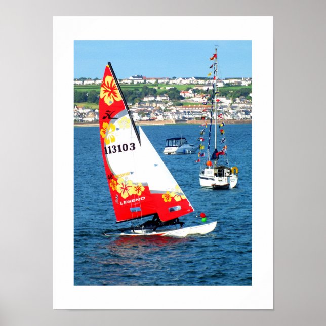 Póster Hobie cat, Jersey (Frente)