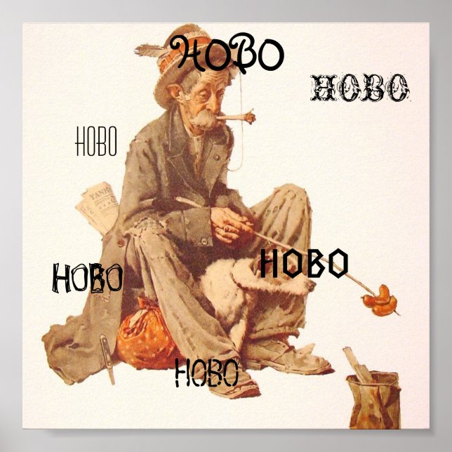 Póster Hobo Poster (Frente)