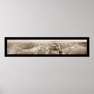 Póster Hoboken Weehawken NJ Photo 1909