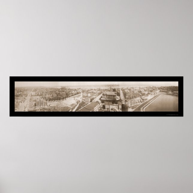 Póster Hoboken Weehawken NJ Photo 1909 (Frente)