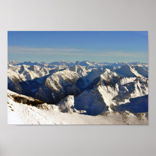 Póster Hochgurgl Obergurgl Tirol Alpes austríacos Austria