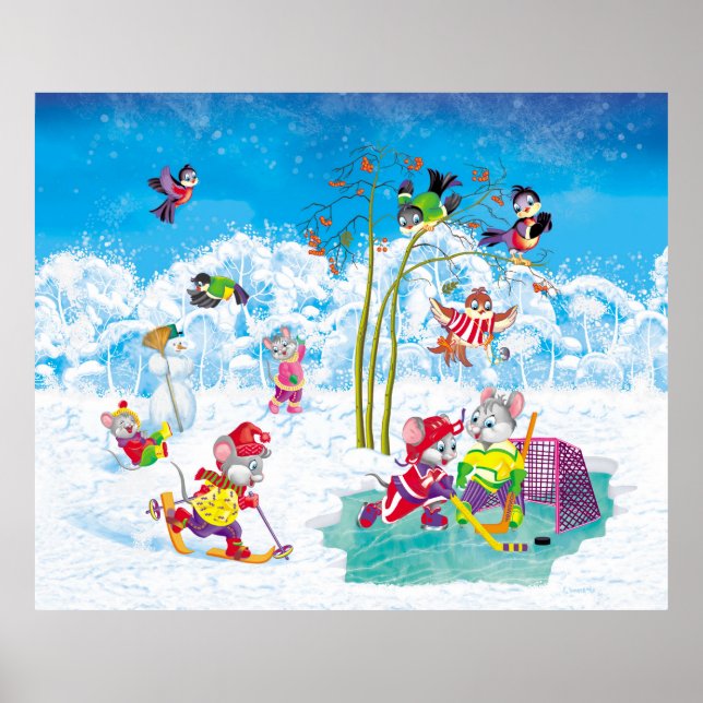 Póster hockey (Frente)