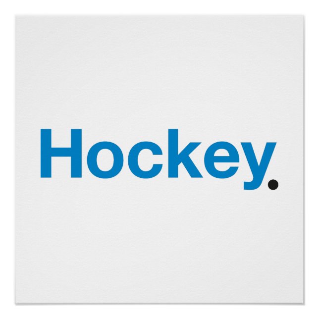 Póster Hockey (Anverso)