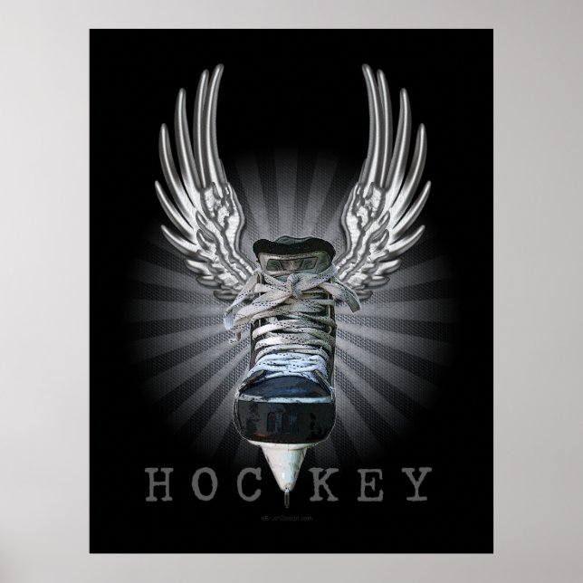 Póster Hockey alado (Frente)
