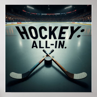 Póster ¡HOCKEY-ALL EN Poster!