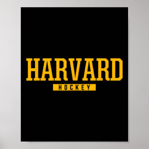 Póster Hockey de la Escuela Secundaria Harvard