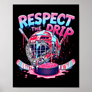 Póster Hockey Drip Para Niños Helado Drip Juventud Divert