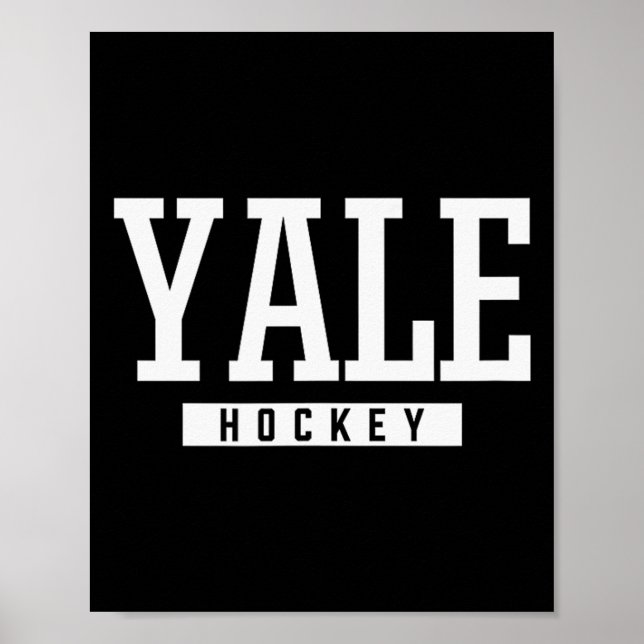 Póster Hockey en Yale High School  (Frente)