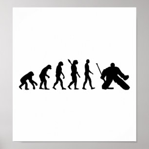 Póster Hockey Evolution Goalie