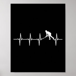 Póster Hockey - Fútbol de campo para jugador de hockey