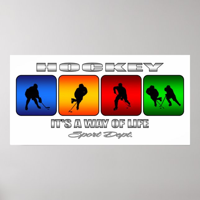 Póster Hockey Guay Es Una Forma De Vida (Frente)