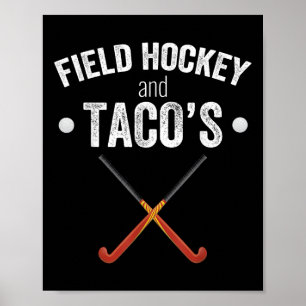 Póster Hockey sobre césped Eslogan divertido regalo pun -
