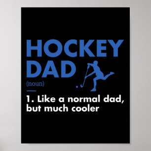 Póster Hockey sobre definición de padre deportivo