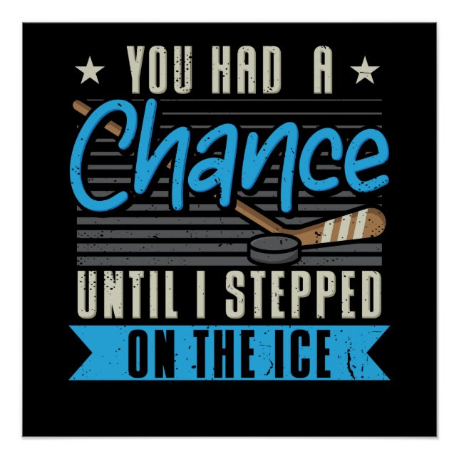 Póster Hockey sobre hielo (Anverso)