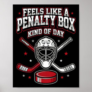 Póster Hockey sobre hielo divertido se siente como un tip