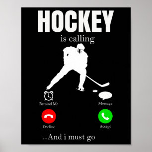Póster Hockey sobre hielo Mujeres Jóvenes Jugadora de Hoc