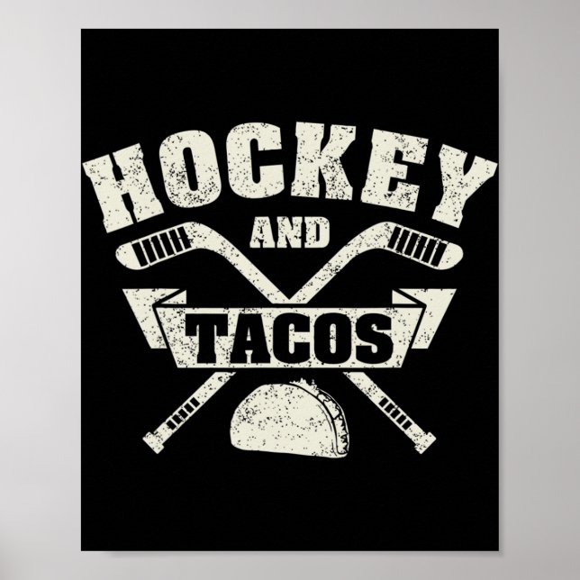 Póster Hockey sobre hierba y juego de hockey sobre hielo  (Frente)