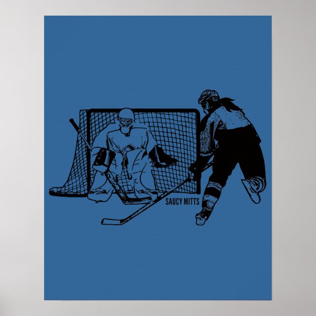 Póster Hockey sobre la red (hembra) (Frente)