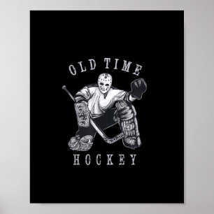Póster Hockey Vintage Goalie Vintage