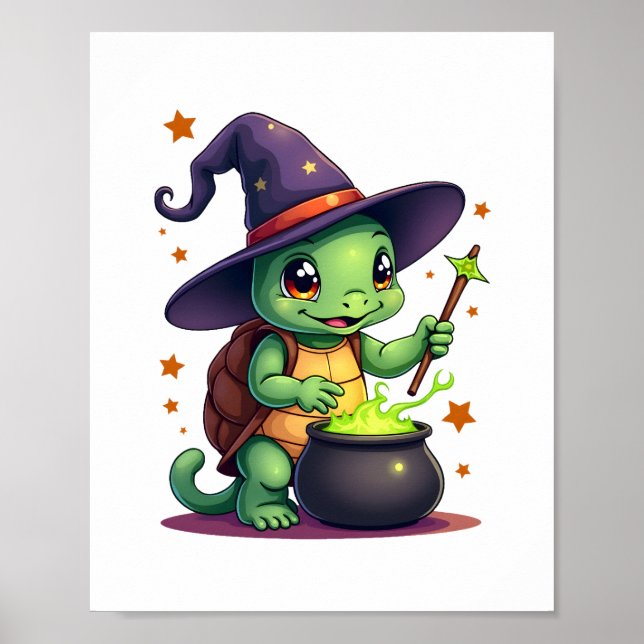 Póster Hocus Shellcus Turtle (Frente)