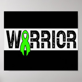 Póster Hodgkins Lymphoma Warrior Cancer Awareness Support