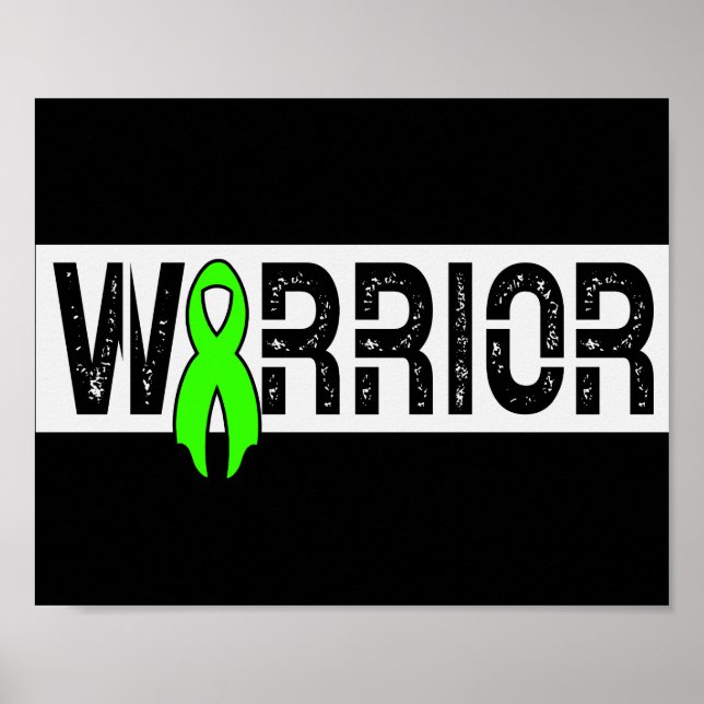 Póster Hodgkins Lymphoma Warrior Cancer Awareness Support (Frente)