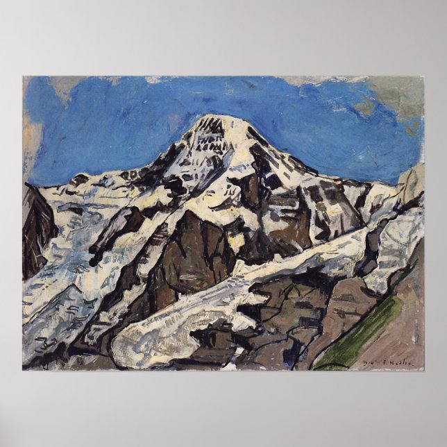 Póster Hodler - Ahí Monch 1914 (Frente)