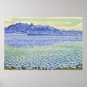 Póster Hodler - Cadena Thun Stockhorn 1904