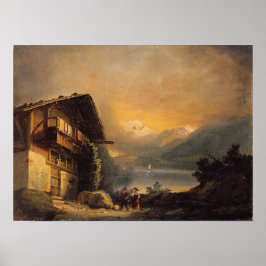 Póster Hodler - Charlet In Hilterfingen 1871