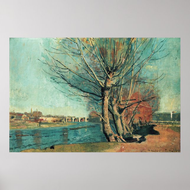 Póster Hodler - Des Manzanares 1878 (Frente)