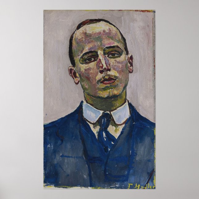 Póster Hodler - Josef Muller 1916 (Frente)