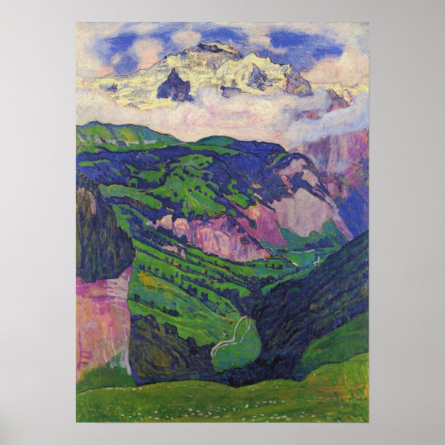 Póster Hodler - La Virgen Del Isenfluh 1902 (Frente)