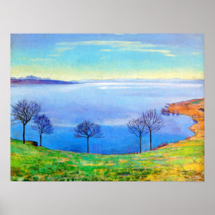 Póster Hodler - Lago Ginebra De Chexbres 1898