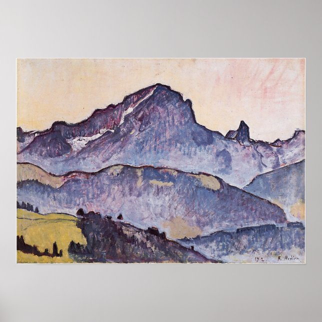 Póster Hodler - Le Grand Muveran De Villars 1912 (Frente)