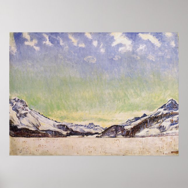 Póster Hodler - Nieve En El Engadin De 1907 (Frente)