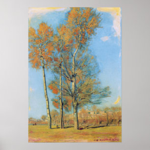 Póster Hodler - Paisaje Cerca de Madrid 1878