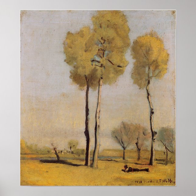 Póster Hodler - Paisaje español 1878 (Frente)
