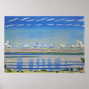 Póster Hodler - Paisaje rítmico en el lago de Ginebra 190