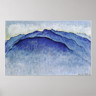 Póster Hodler - Pinnacles En La Mañana De 1915