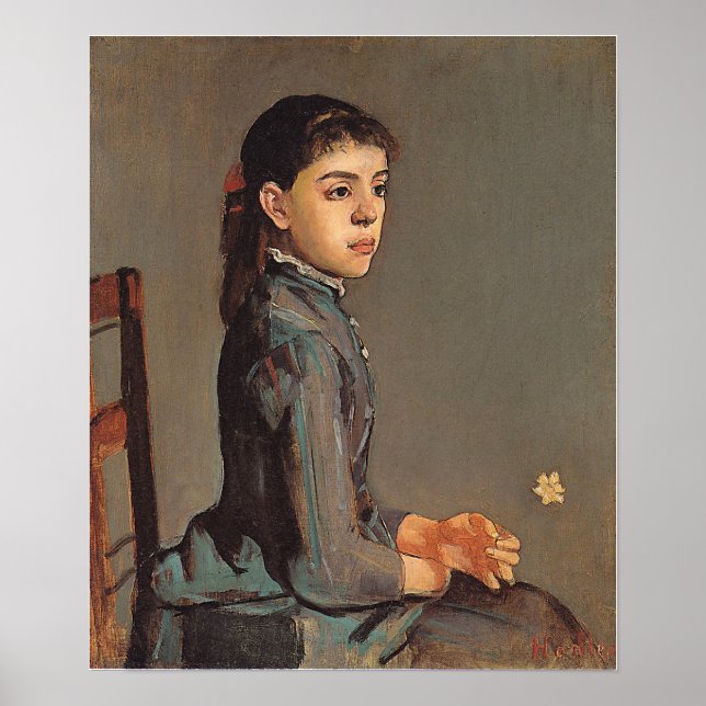 Póster Hodler - Retrato De Louise Delphine Duchosal (Frente)