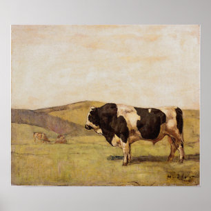 Póster Hodler - The Bull 1878