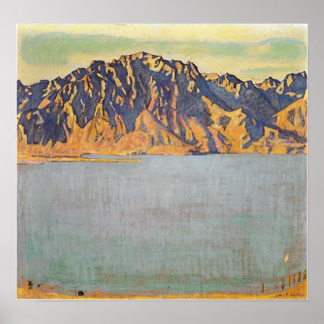 Póster Hodler - The Grammont 1906 (Frente)