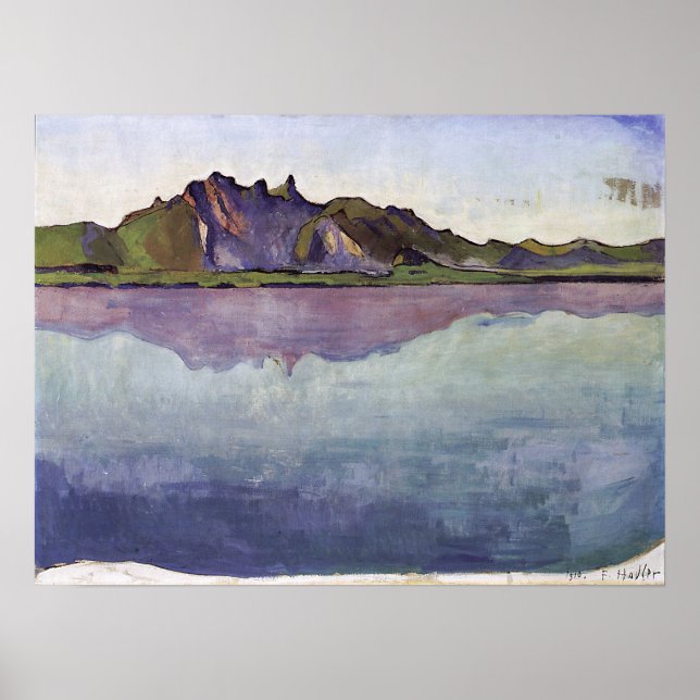 Póster Hodler - Thun Stockhorn Kette 1910 (Frente)