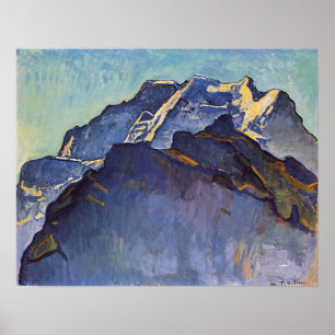 Póster Hodler - Virgo Massif Y Black Monk 1911