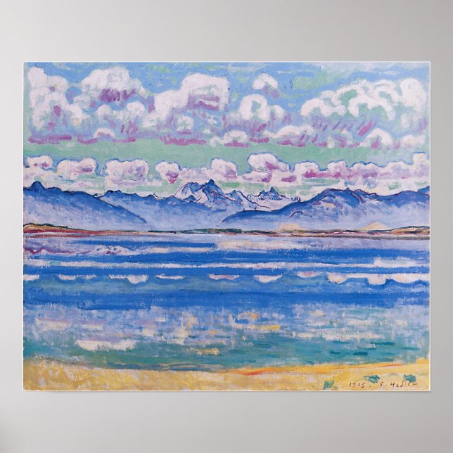 Póster Hodler - Weisshorn De Montana 1915 (Frente)