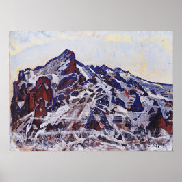 Póster Hodler - Wetterhorn 1912